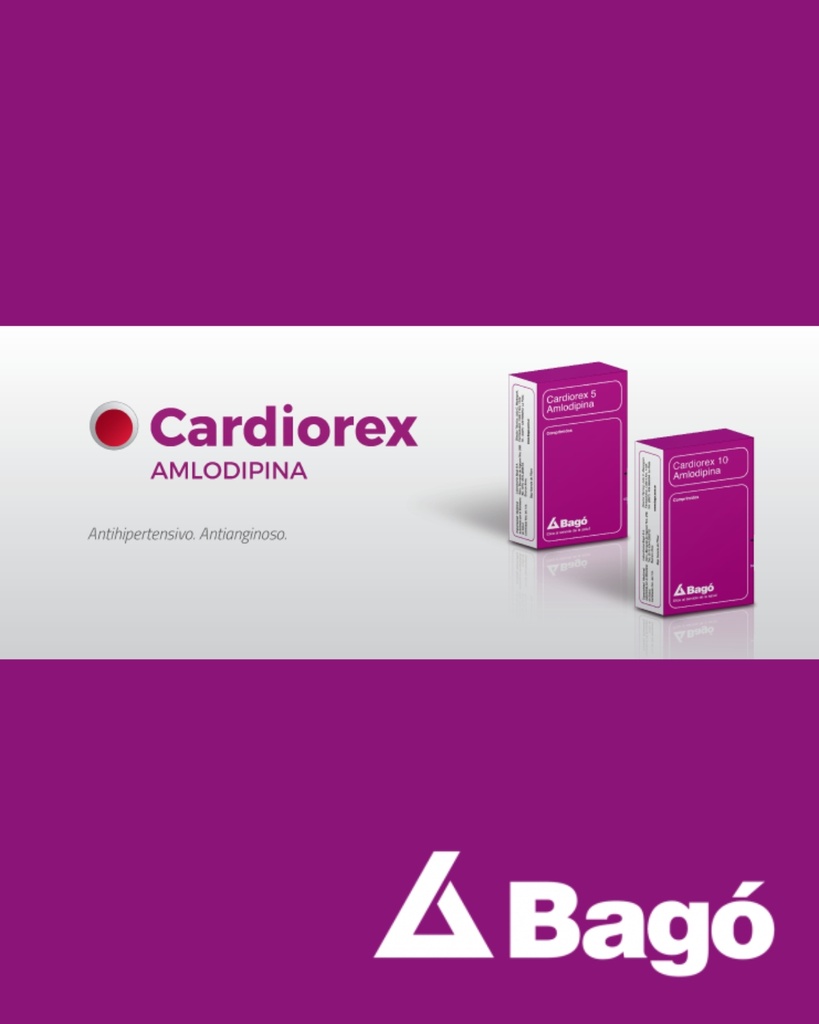 CARDIOREX amlodipina 10 - 10 mg comp.x 30 - Bagó