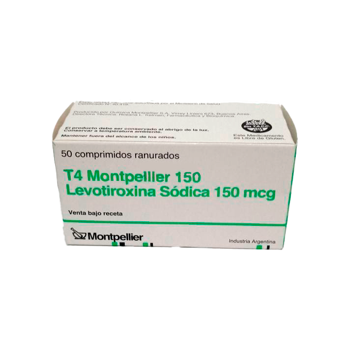 T4 MONTPELLIER 150 - 150 mcg comp.x 50 - Montpellier