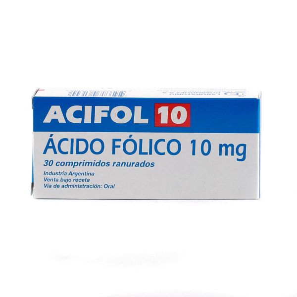 ACIFOL 10 - 10 mg comp.x 30 - Domínguez