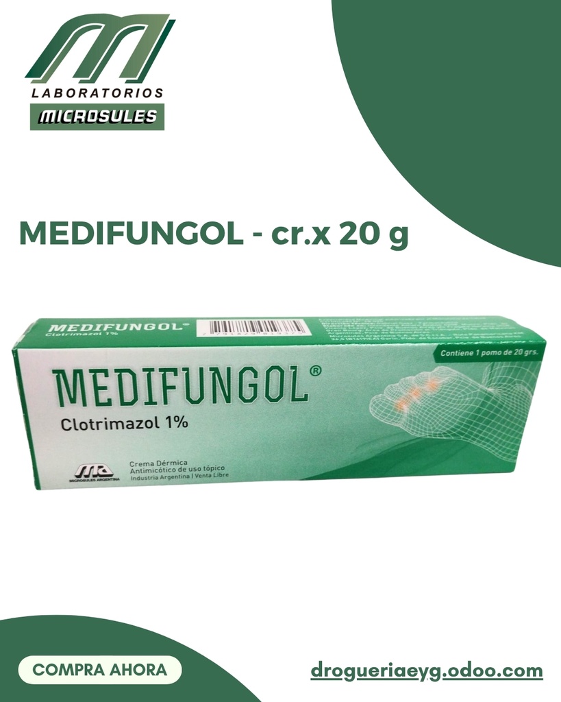 MEDIFUNGOL - cr.x 20 g - Microsules Arg.
