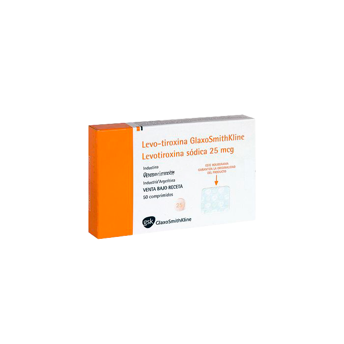 LEVOTIROXINA GSK - 25 mcg comp.x 50 - GlaxoSmithKline Biopharma