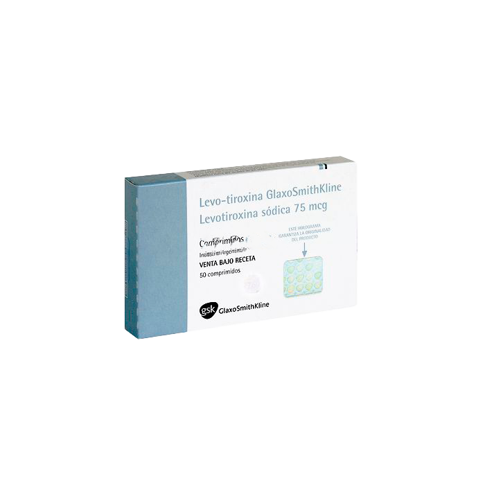 LEVOTIROXINA GSK - 75 mcg comp.x 50 - GlaxoSmithKline Biopharma