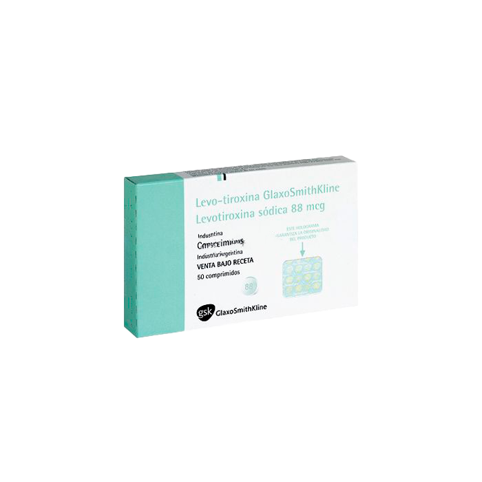 LEVOTIROXINA GSK - 88 mcg comp.x 50 - GlaxoSmithKline Biopharma