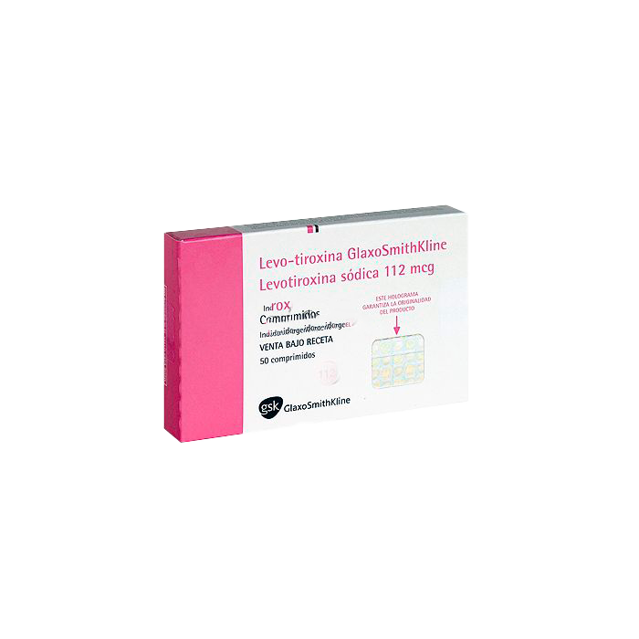 LEVOTIROXINA GSK - 112 mcg comp.x 50 - GlaxoSmithKline Biopharma