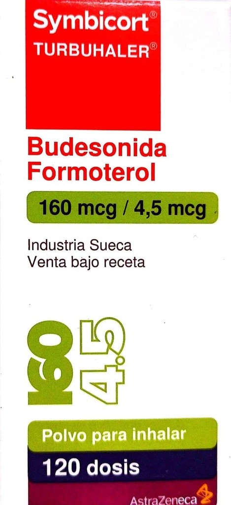 SYMBICORT TURBUHALER - 160/4.5 mcg dosis x 120 - AstraZeneca