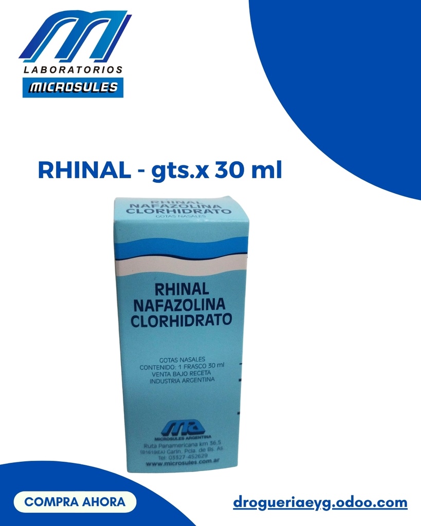 RHINAL - gts.x 30 ml - Microsules Arg.