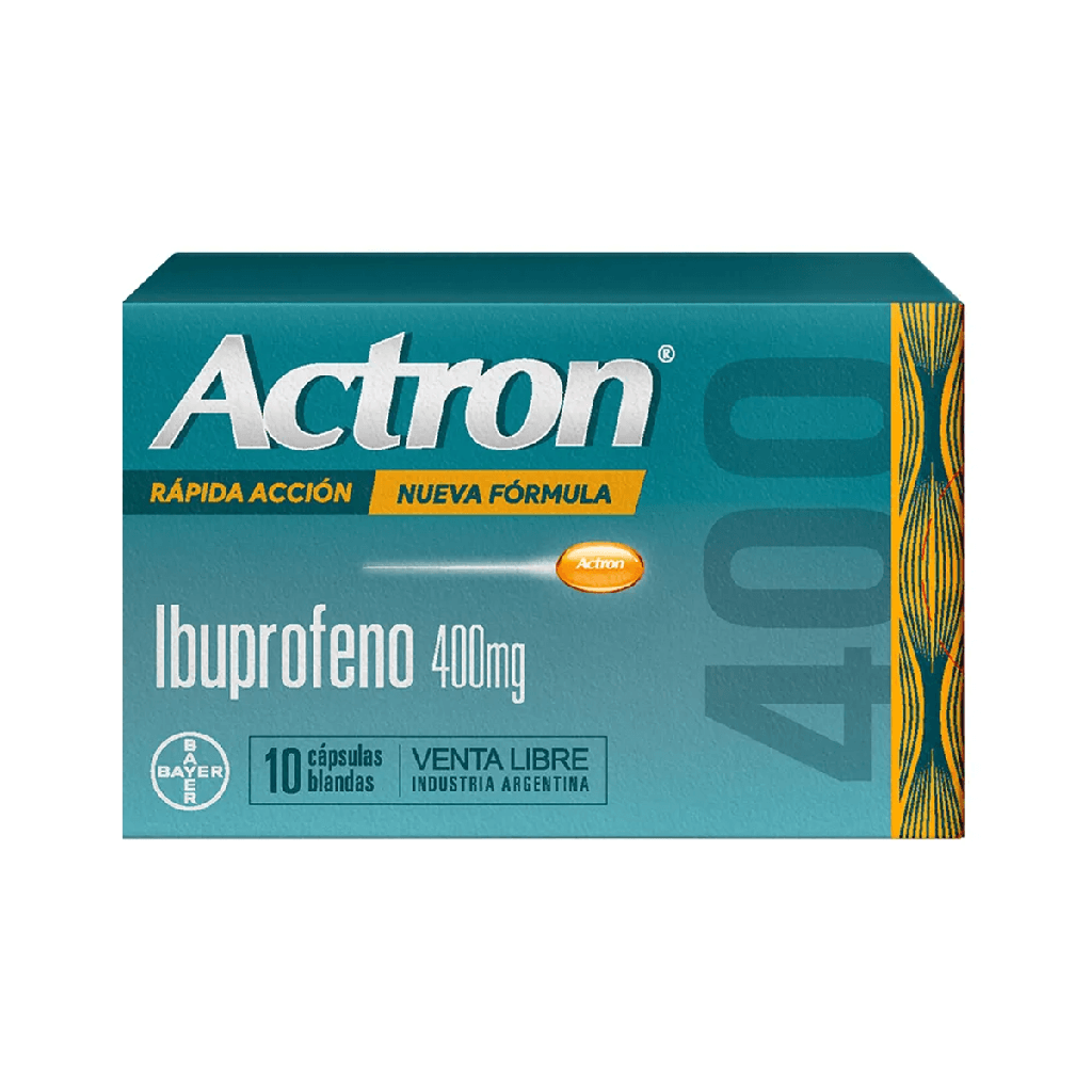 ACTRON - cáps.gelat.blanda x 10 - Bayer Consumer