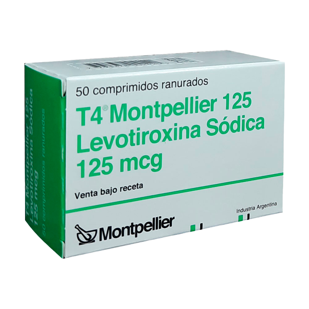 T4 MONTPELLIER 125 - 125 mcg comp.x 50 - Montpellier
