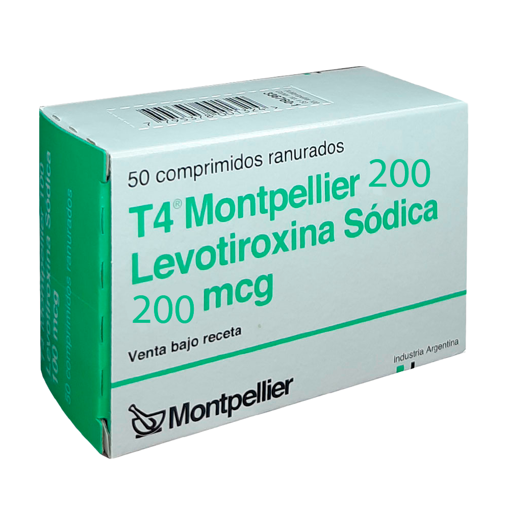 T4 MONTPELLIER 200 - 200 mcg comp.x 50 - Montpellier