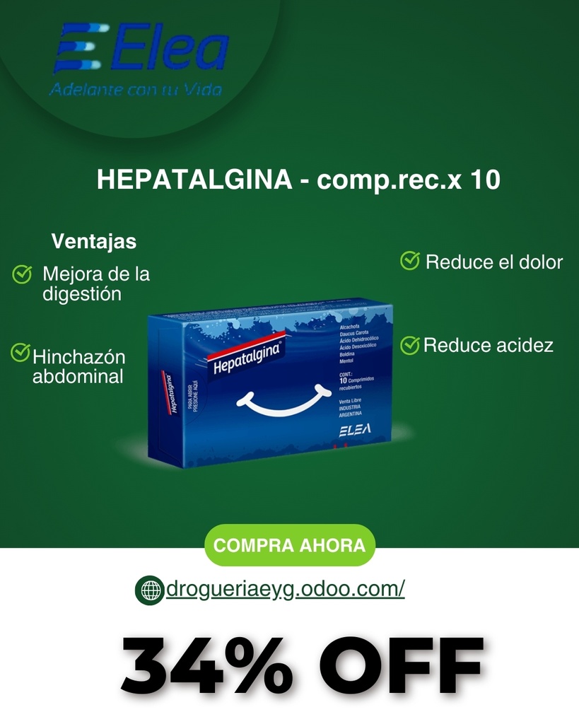 HEPATALGINA - comp.rec.x 10 - Elea