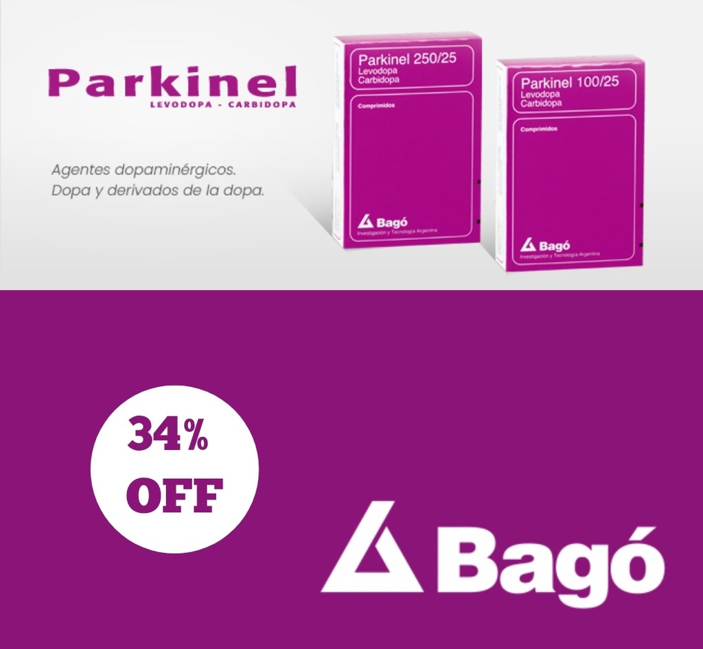 PARKINEL 100/25 - 100 mg/25 mg comp.x 30 - Bagó