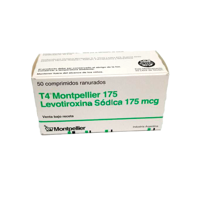 T4 MONTPELLIER 175 - 175 mcg comp.x 50 - Montpellier