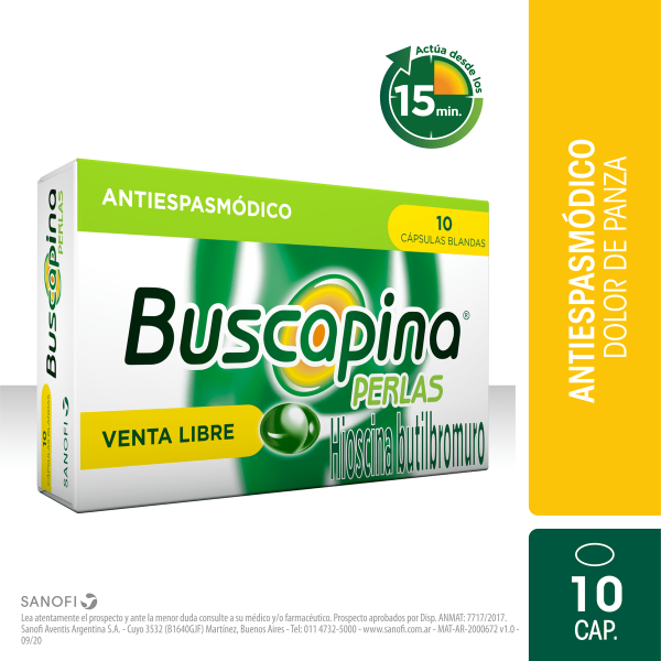BUSCAPINA PERLAS - cáps.blandas x 10 - Opella Healthcare Arg.