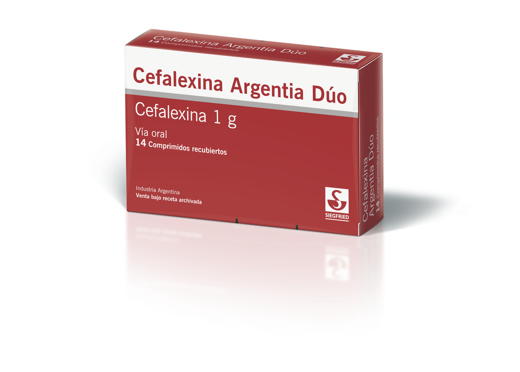 CEFALEXINA ARGENTIA DUO - 1 g comp. x 14 - Siegfried
