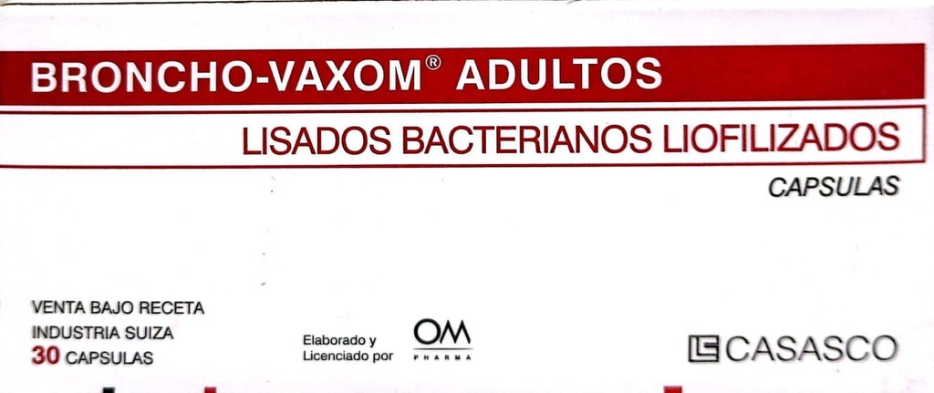 BRONCHO-VAXOM ADULTOS - cáps.x 30 - Casasco