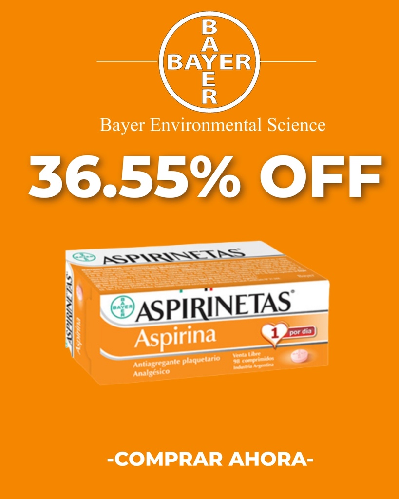 ASPIRINETAS - comp.x 98 - Bayer Consumer