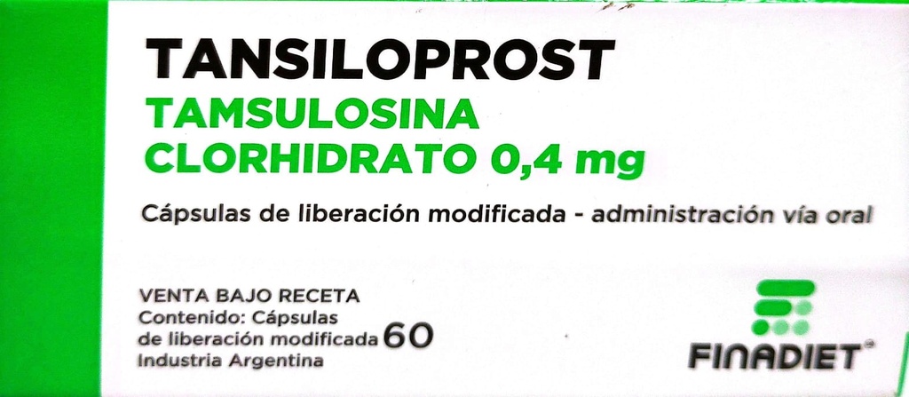TANSILOPROST - 0.4 mg cáps.x 60 - Finadiet