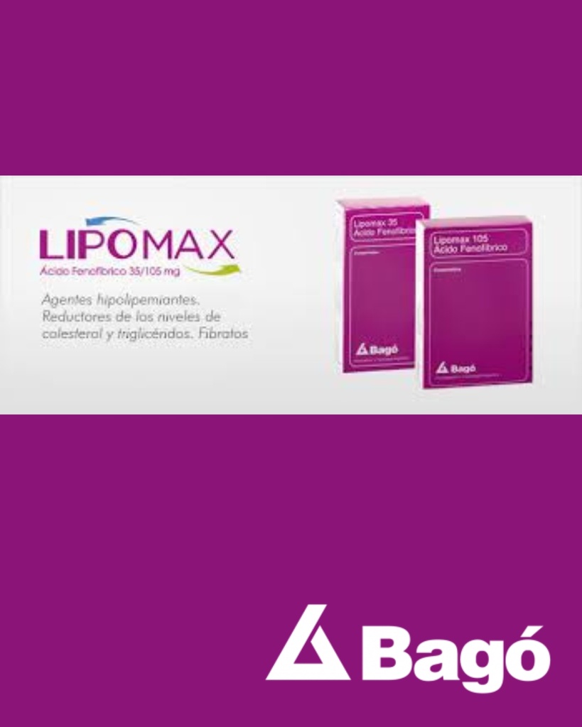 LIPOMAX 105 - 105 mg comp.x 30 - Bagó