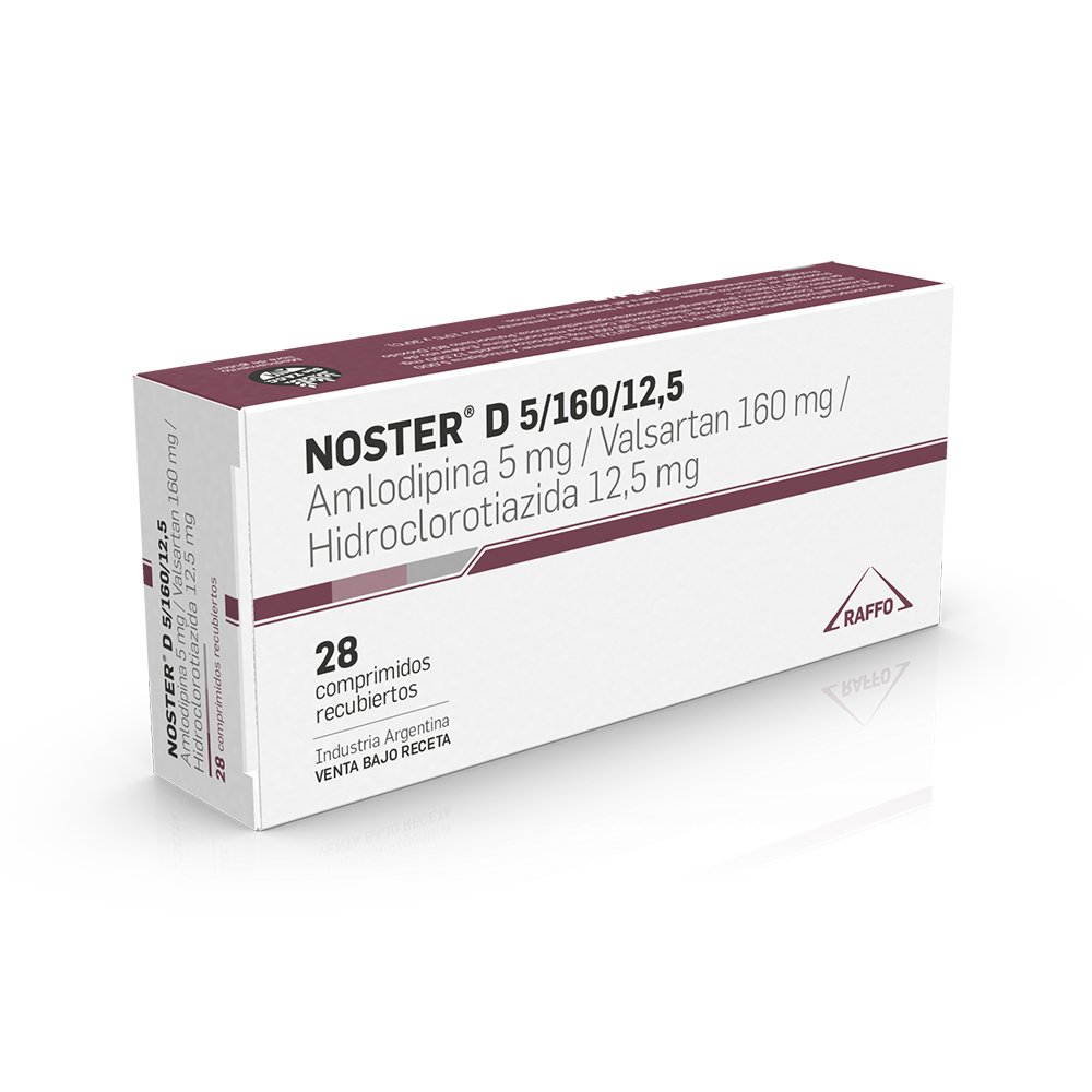 NOSTER D - 160/12.5/5 mg comp.x 28 - Raffo