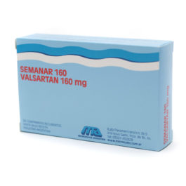 SEMANAR - 160 mg(Valsartan) comp.rec.x 28 - Microsules Arg.