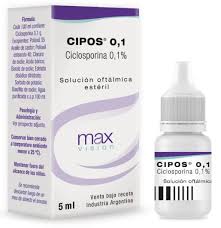 CIPOS 0.1 - sol.oft.x 5 ml - Max Vision