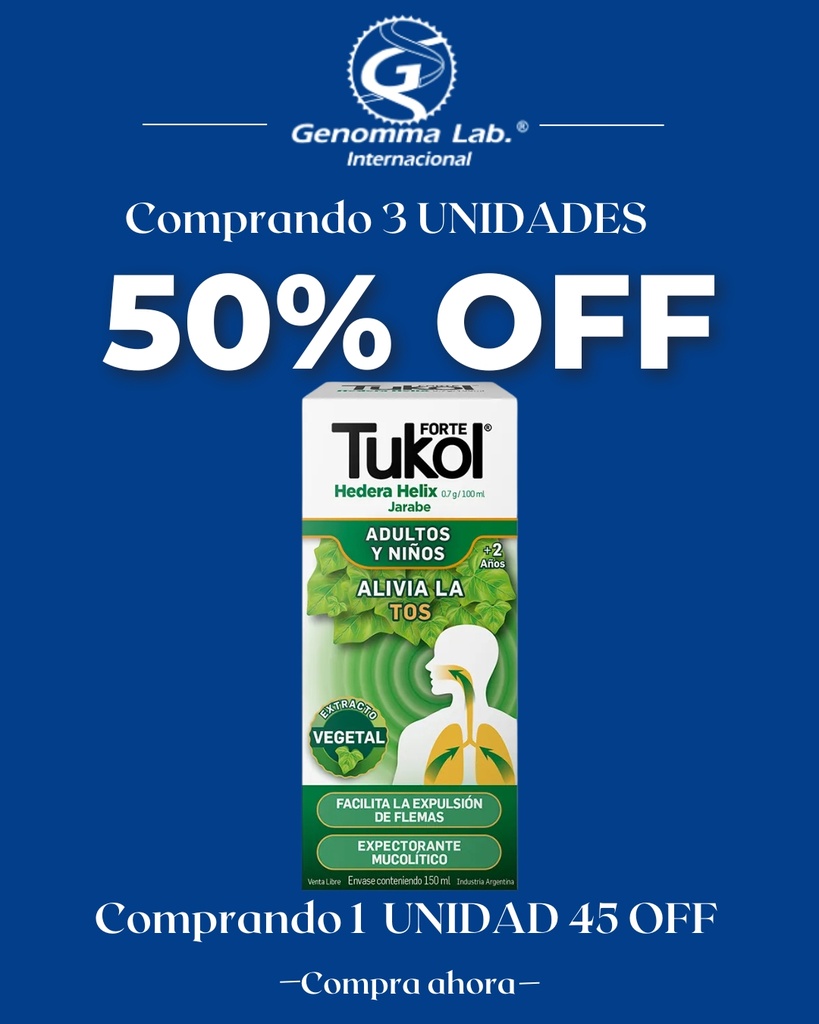 TUKOL FORTE - jbe.x 150 ml - Genomma Lab.