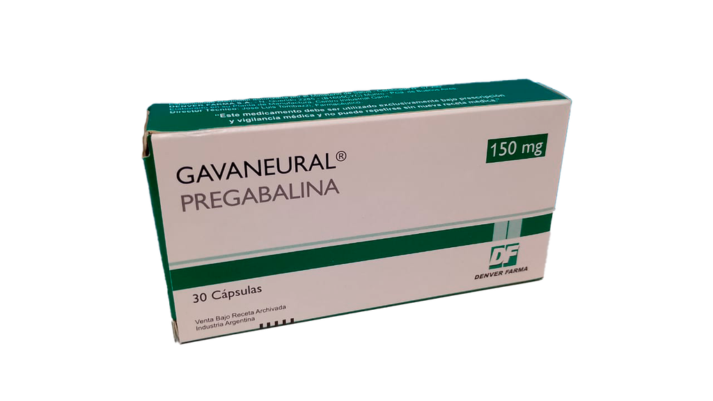 GAVANEURAL - 150 mg cáps.x 30 -   Denver Farma