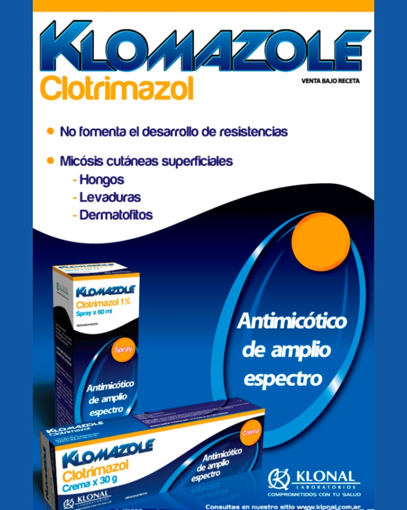 KLOMAZOLE -clotrimazol  1% cr.x 20 g - Klonal