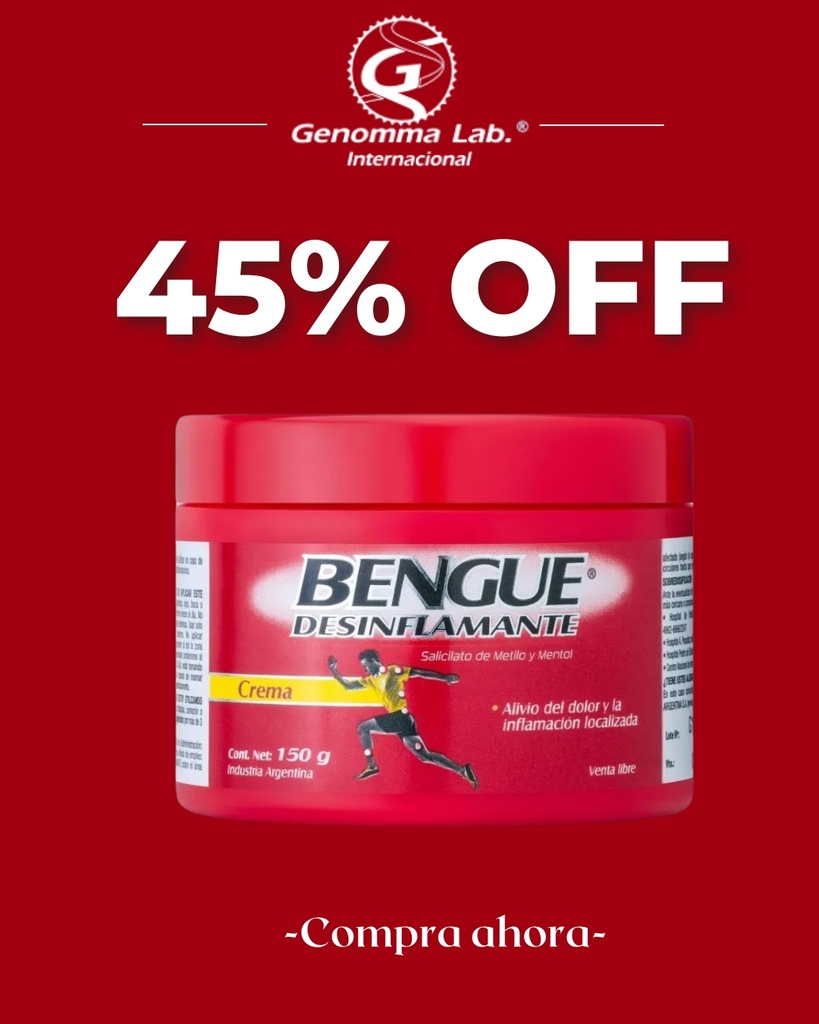 BENGUE DESINFLAMANTE - pomada x 150 g - Genomma Lab.