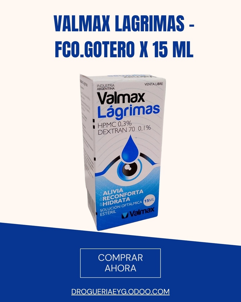 VALMAX LAGRIMAS - fco.gotero x 15 ml - Valmax