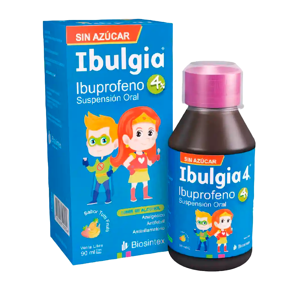 IBULGIA 4% - tutti frutti susp.x 90ml - Biosintex Retail