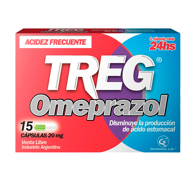 TREG - 20 mg cáps.x 15 - Genomma Lab.