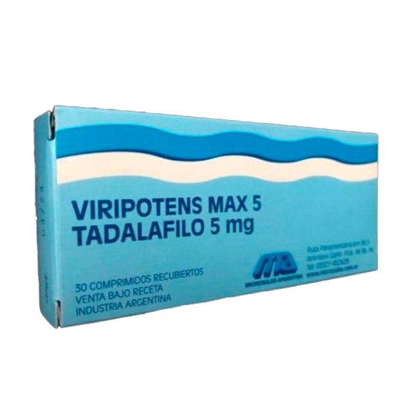 VIRIPOTENS MAX 5 - 5 mg comp.x 30 - Microsules Arg.