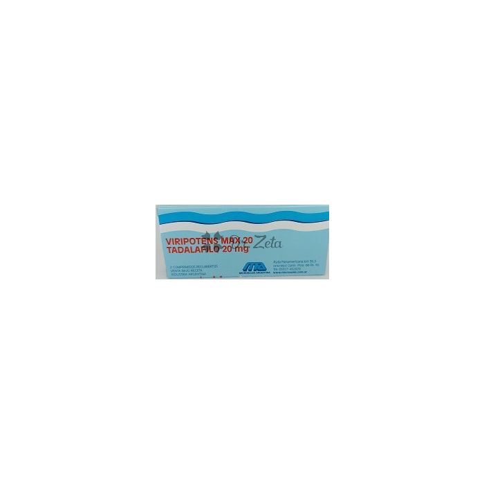 VIRIPOTENS MAX 20 - 20 mg comp.x 2 - Microsules Arg.