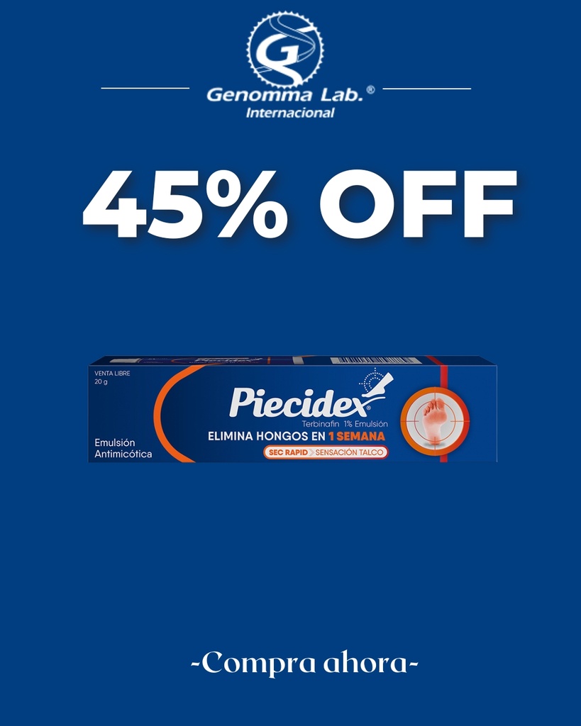 PIECIDEX SEC RAPID - cr.x 20 g - Genomma Lab.
