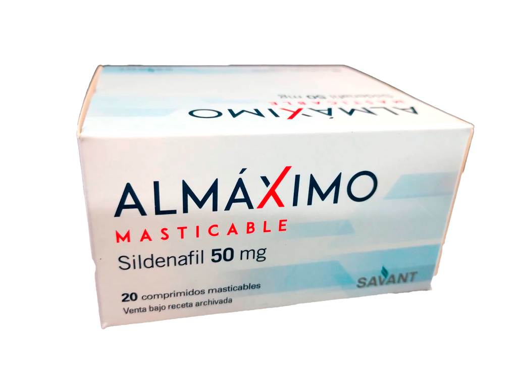ALMAXIMO MASTICABLE - 50 mg comp.mast.x 20 - Savant Consumer