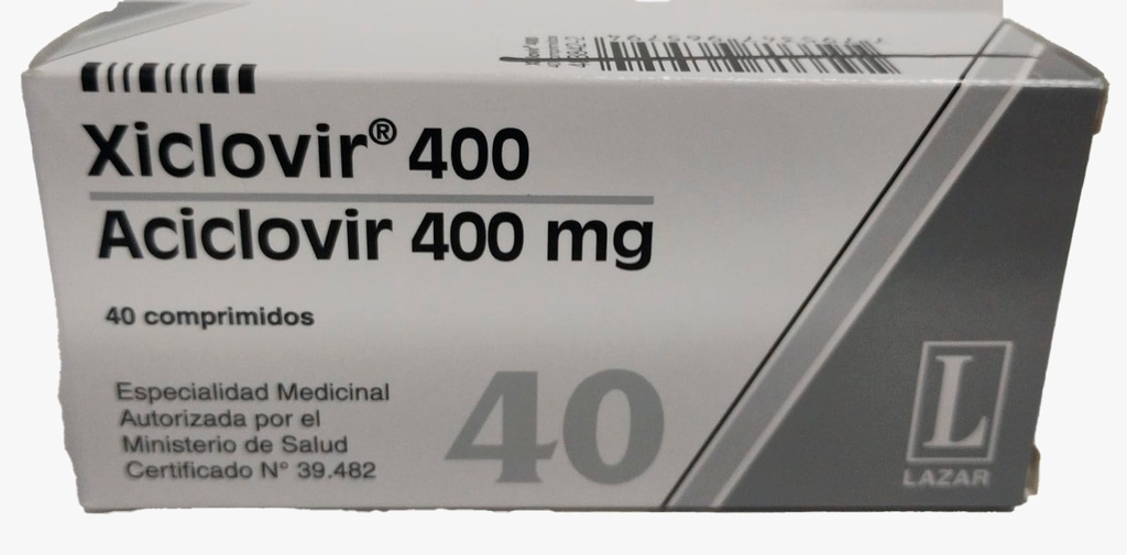 XICLOVIR - 400 mg comp. x 40 - Lazar T/A