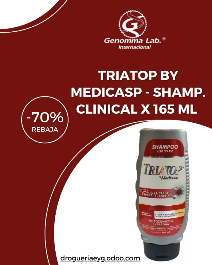 TRIATOP BY MEDICASP - shamp.reparac. x 165 ml - Genomma Lab.