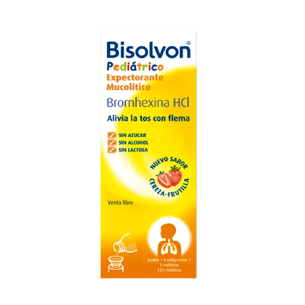 BISOLVON - ped.jbe.x 125 ml - Opella Healthcare Arg.