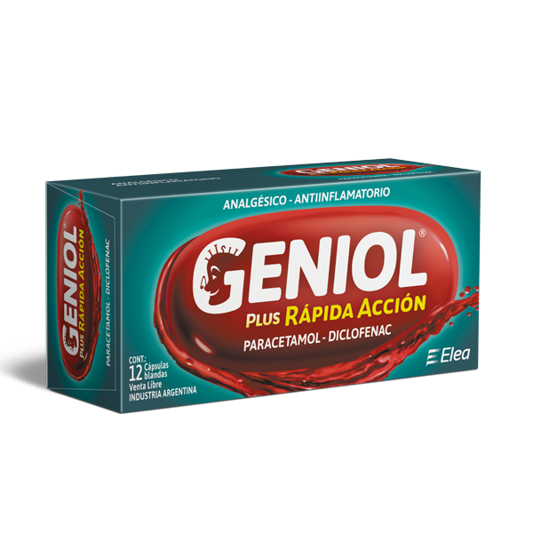 GENIOL PLUS RAPIDA ACCION - cáps.bl. x 12 - Elea