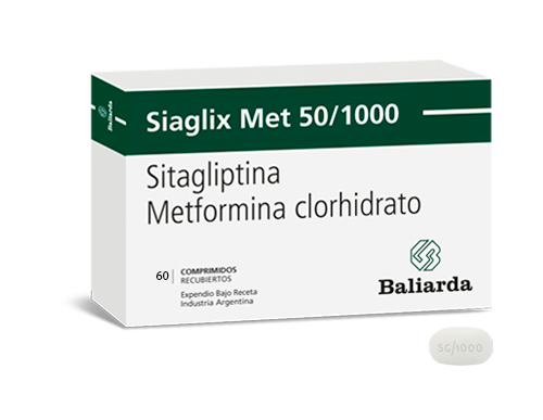 SIAGLIX MET - 50/1000 mg comp.rec.x 60 - Baliarda