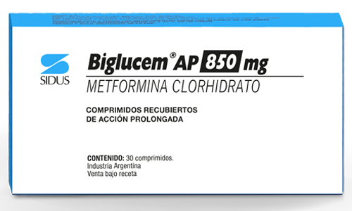 BIGLUCEM AP - 850 mg comp.x 100 - Sidus