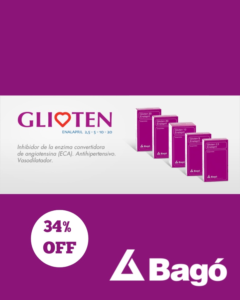 GLIOTEN 10 - 10 mg comp.x 60 - Bagó