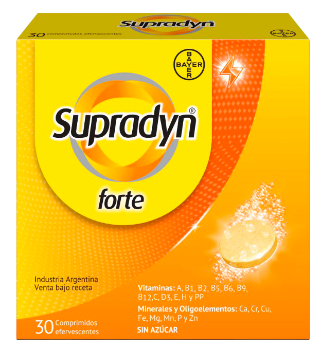 SUPRADYN FORTE X 30 COMP.EFERV.  - Bayer Consumer