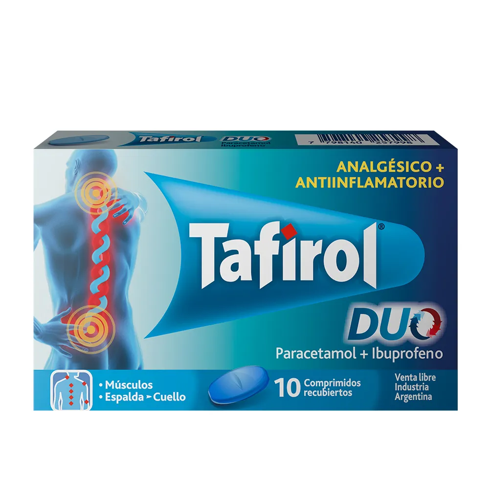 TAFIROL DUO - comp.blíster x 10 - Genomma Lab.