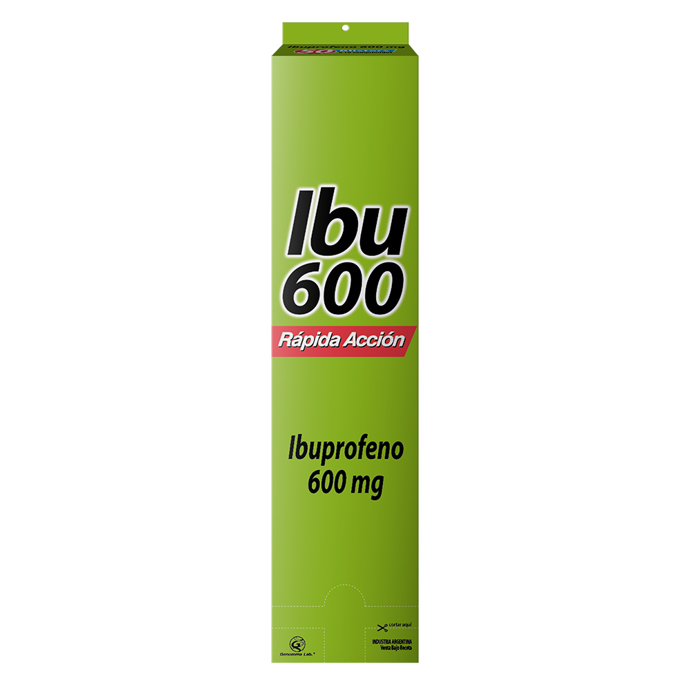 IBU 600 - 600mg comp.x500 bl.50x10 - Genomma Lab.