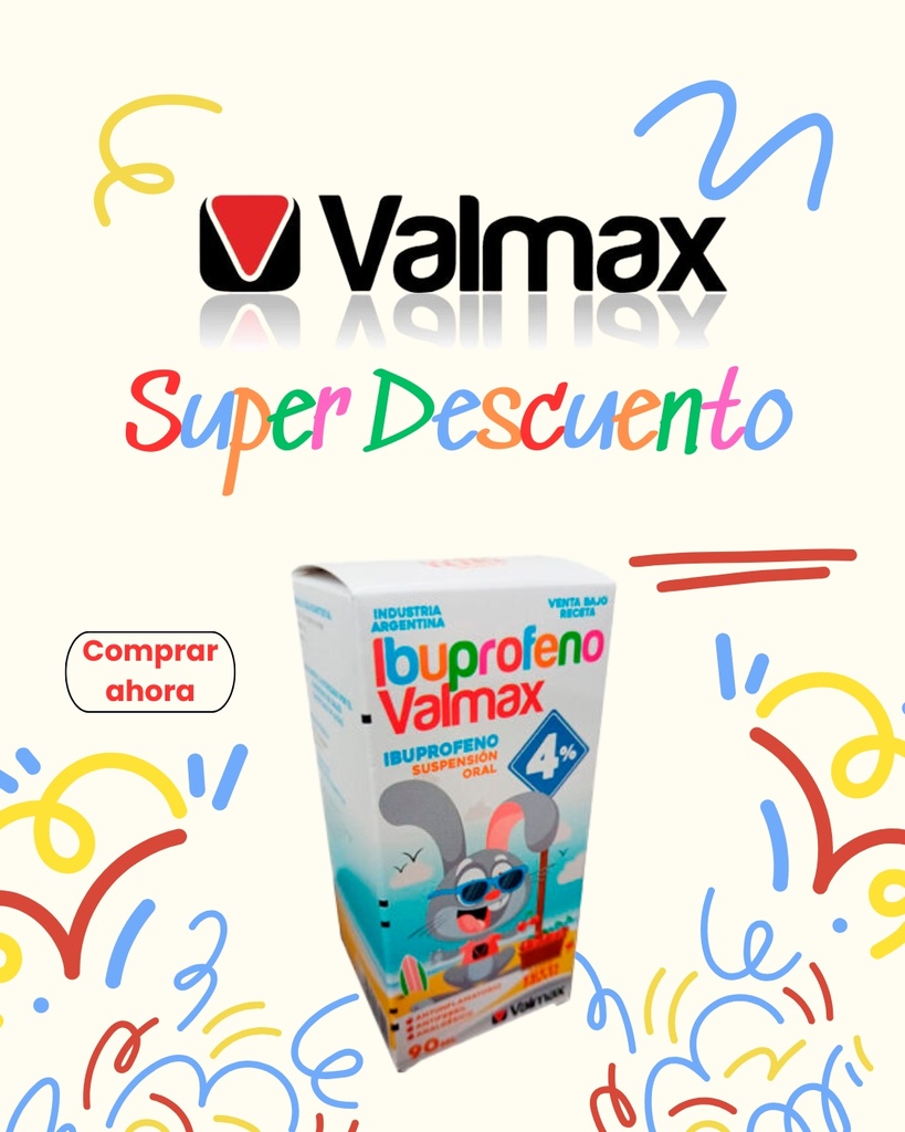 IBUPROFENO VALMAX - 4% susp.x 90 ml - Valmax