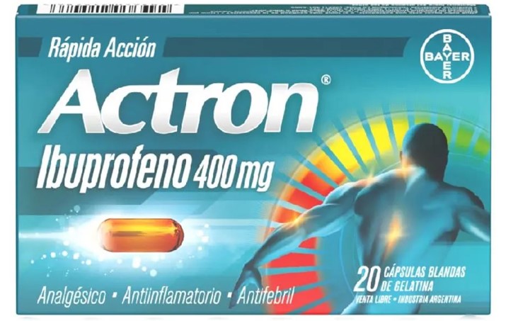 ACTRON RAPIDA ACCION - 400 mg cáps.x 20 - Bayer Consumer