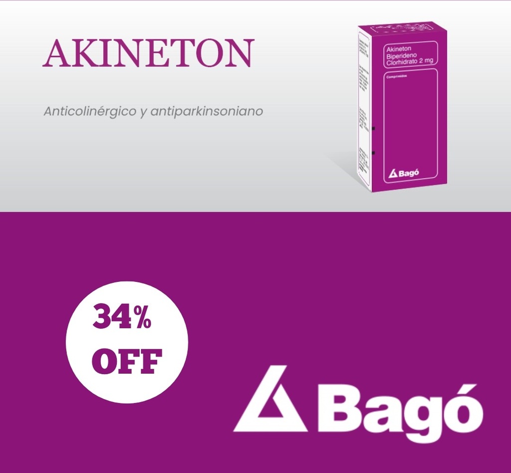 AKINETON - comp.x 20 - Bagó