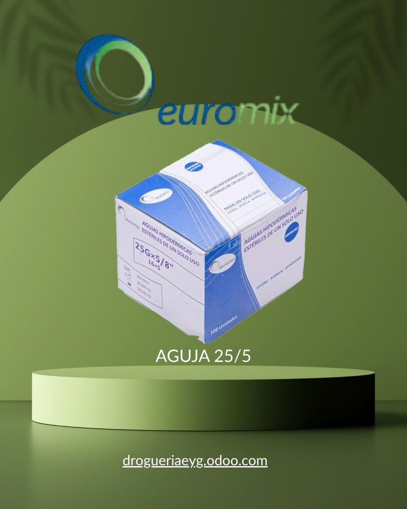 AGUJA 25/5 EUROMIX 